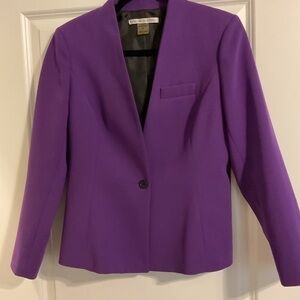 Peter Nygard Purple Blazer Tailored Suit Jacket